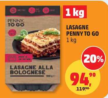 LASAGNE ALLA BOLOGNESE, 1 kg