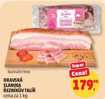 ORAVSKÁ SLANINA ŘEZNÍKŮV TALÍŘ, 1 kg