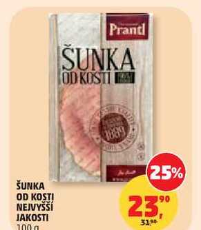 ŠUNKA OD KOSTI NEJVYŠŠÍ JAKOSTI, 100 g