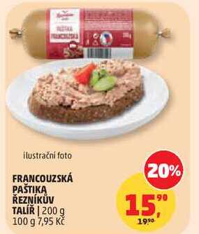 FRANCOUZSKÁ PAŠTIKA ŘEZNÍKŮV TALÍŘ, 200 g
