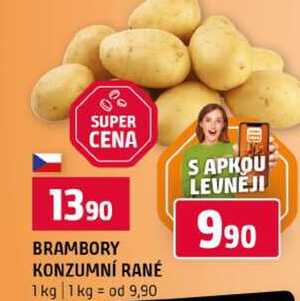 BRAMBORY KONZUMNÍ RANÉ 1 kg
