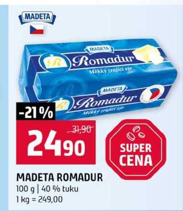 MADETA ROMADUR 100 g 40% tuku 