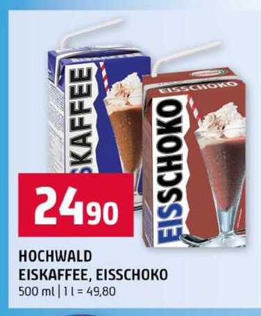 HOCHWALD EISKAFFEE, EISSCHOKO 500 ml