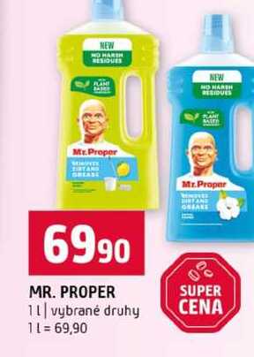 MR. PROPER vybrané druhy 1l