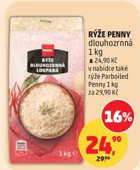 RÝŽE PENNY dlouhozrnná, 1 kg 