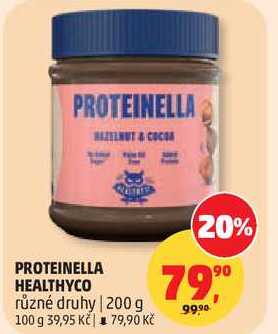 PROTEINELLA HEALTHYCO různé druhy, 200 g