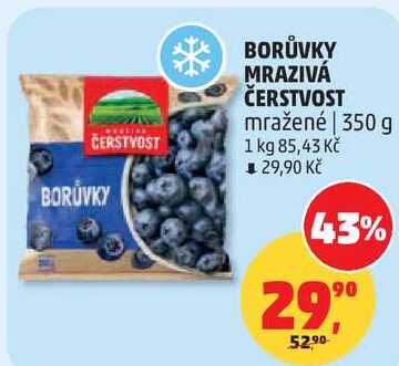 BORŮVKY MRAZIVÁ ČERSTVOST mražené, 350 g