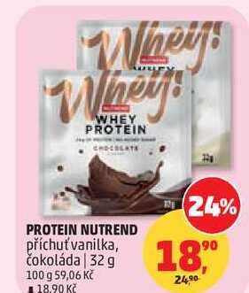 PROTEIN NUTREND příchuť vanilka, 32 g