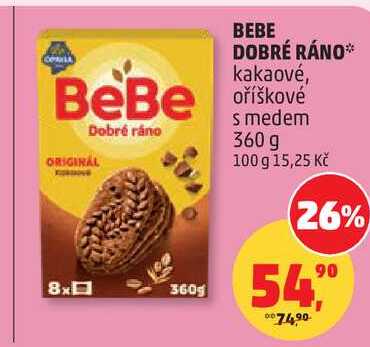 BEBE DOBRÉ RÁNO kakaové, 360 g