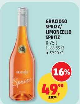 GRACIOSO SPRIZZ/ LIMONCELLO SPRITZ, 0,75 l