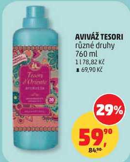 AVIVÁŽ TESORI různé druhy, 760 ml