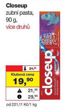 Closeup zubní pasta, 90 g 