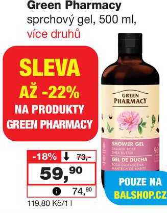 Green Pharmacy sprchový gel, 500 ml