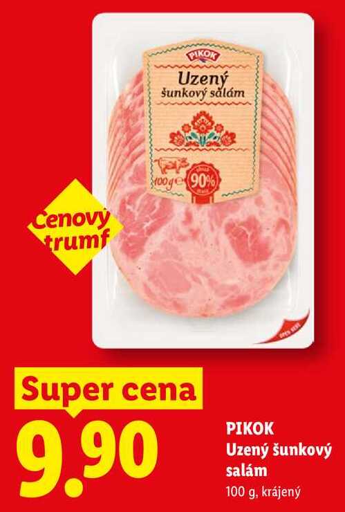 PIKOK Uzený šunkový salám, 100 g