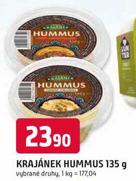 KRAJÁNEK HUMMUS 135 g