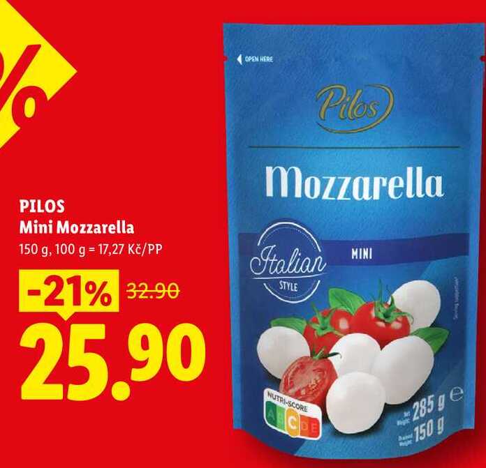 PILOS Mini Mozzarella, 150 g