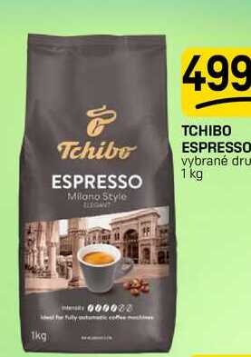 Tchibo Espresso 1kg, vybrané druhy