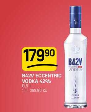 B42V ECCENTRIC VODKA 42% 0,5l