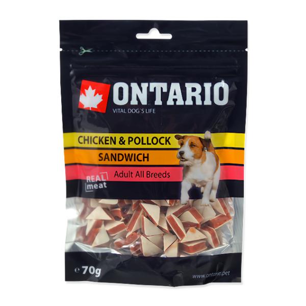 Ontario Mini kuřecí sendviče pro psy
