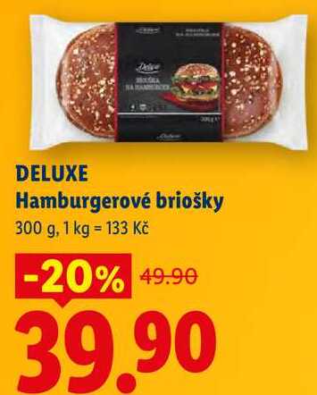 DELUXE Hamburgerové briošky, 300 g