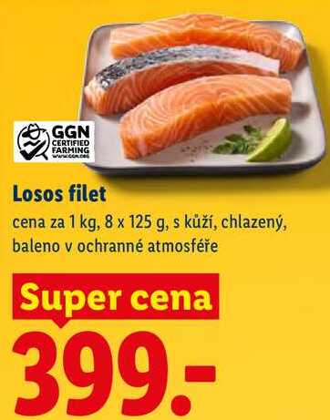 Losos filet, cena za 1 kg