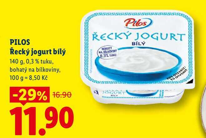 PILOS Řecký jogurt bílý, 140 g