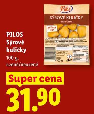 PILOS Sýrové kuličky, 100 g