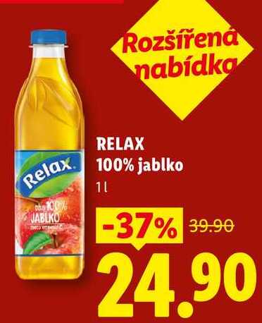 RELAX 100% jablko, 1 l