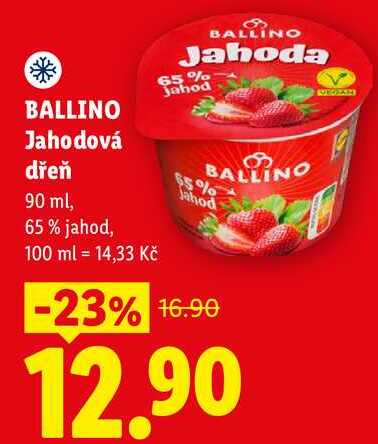 BALLINO Jahodová dřeň, 90 ml
