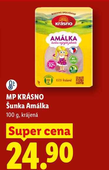 MP KRÁSNO Šunka Amálka, 100 g