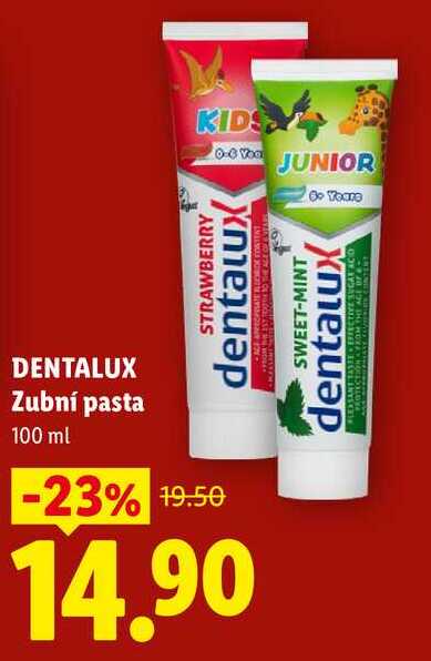 DENTALUX Zubní pasta, 100 ml 