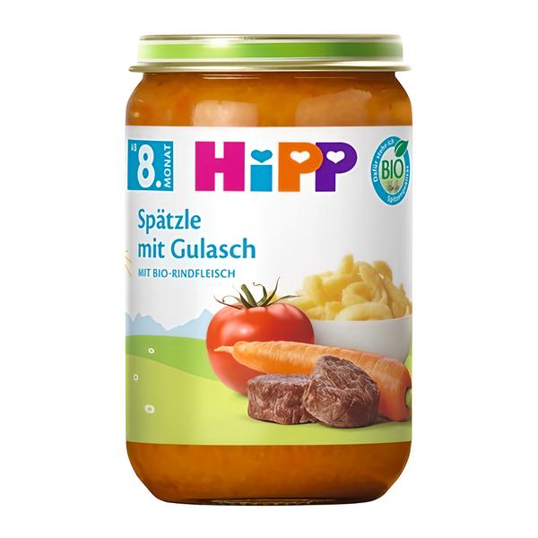 HiPP BIO Špecle a guláš a hovězí maso
