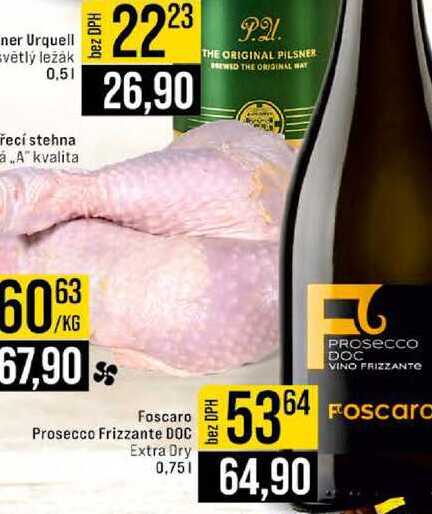 Foscaro Prosecco Frizzante DOC Extra Dry 0,75l