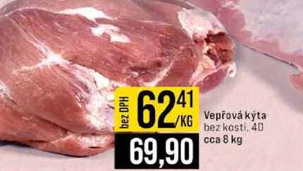 Vepřová kyta bez kosti, 40 cca 8 kg 1kg