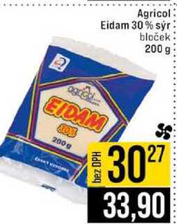 Agricol Eidam 30% sýr bloček 200 g