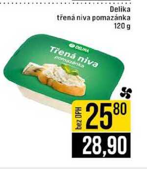 Delika 120 g třená niva pomazánka 