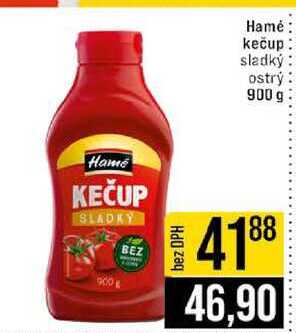 Hamé kečup sladký ostrý 900 g