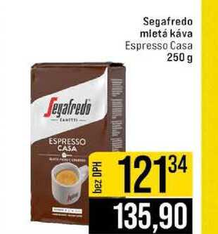 Segafredo mletá káva Espresso Casa 250 g