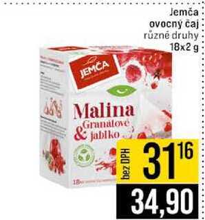 Jemča ovocný čaj různé druhy 18x2 g