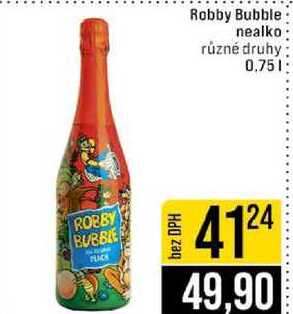 Robby Bubble nealko různé druhy 0.75l