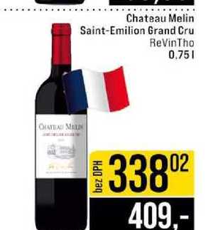Chateau Melin Saint-Emilion Grand Cru ReVinTho 0,75l