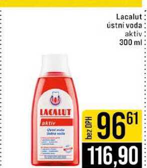 Lacalut Ústní voda aktiv 300 ml