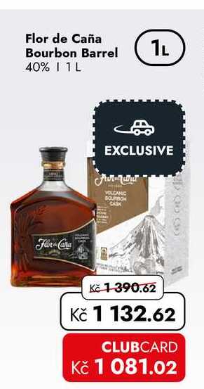 Flor de Caña Bourbon Barrel 40% 1L