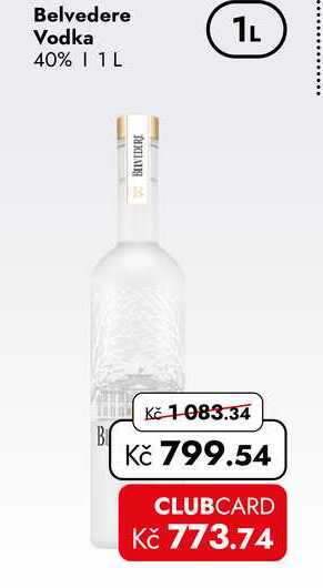 Belvedere Vodka 40% 1L  v akci
