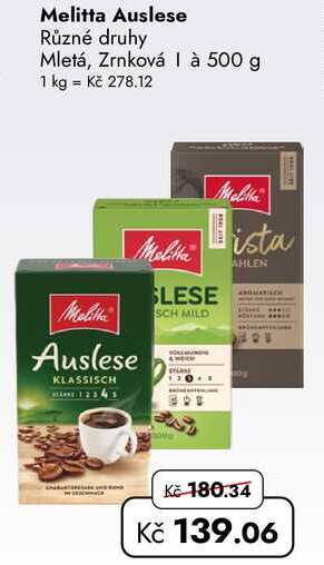 Melitta Auslese 500 g  