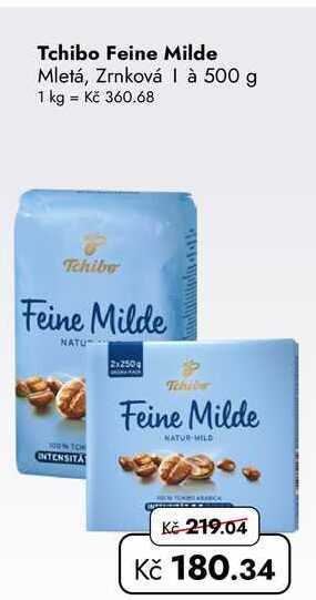 Tchibo Feine Milde Mletá, Zrnková 500 g