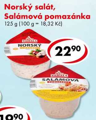 Norský salát, Salámová pomazánka, 125 g 