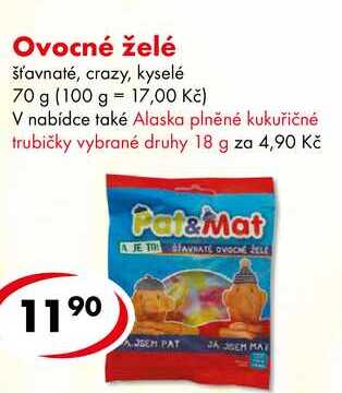 Ovocné želé, 70 g 