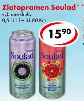 Zlatopramen Soulad, 0,5 l 