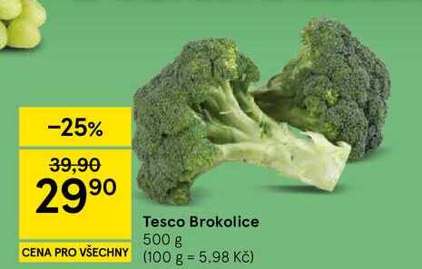 Tesco Brokolice, 500 g  